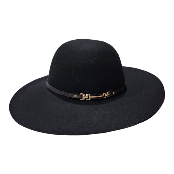 House of Harlow 1960 Accessories - House of Harlow 1960 Black Floppy Wool Hat Women's One Size